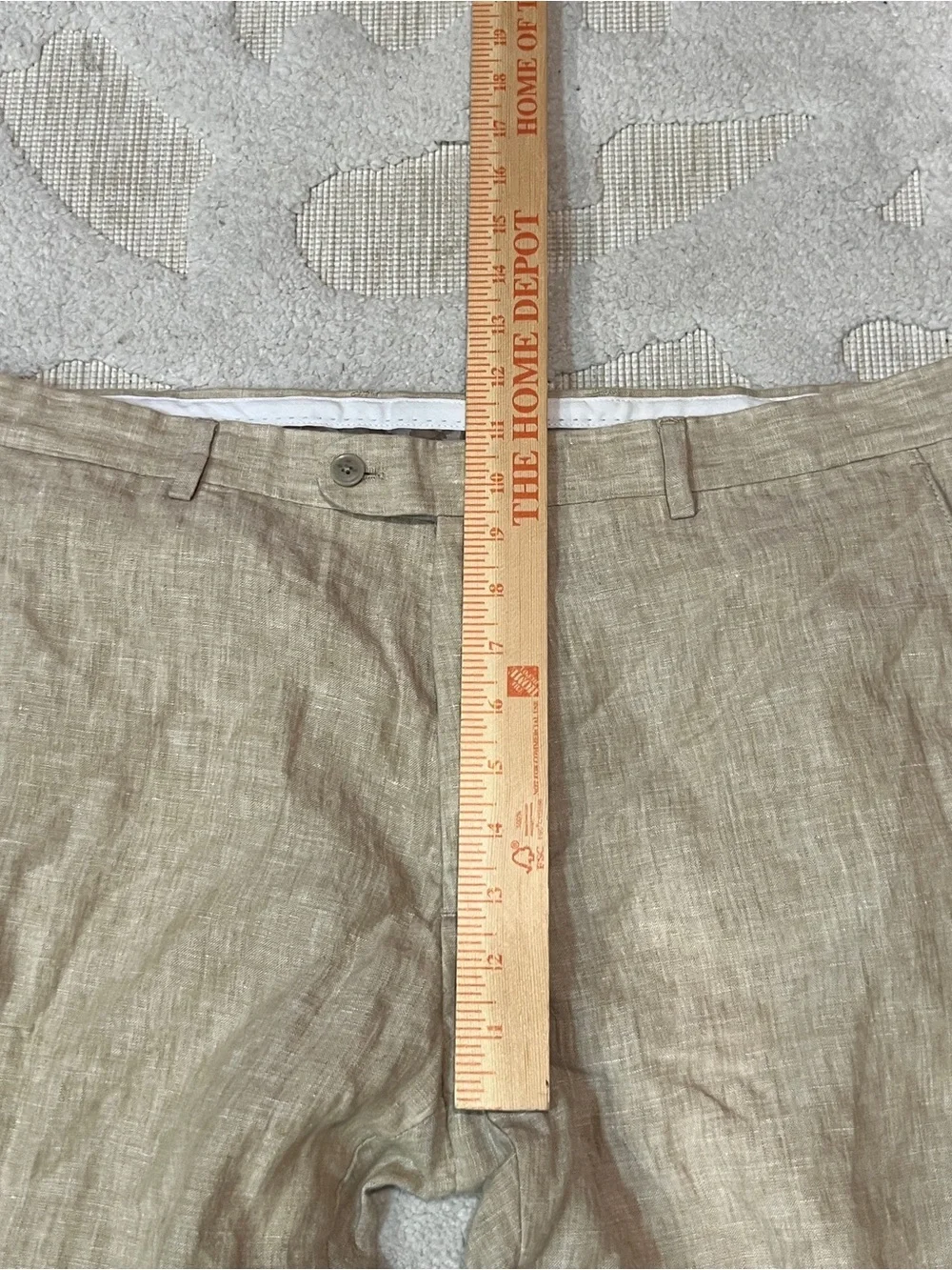 Joseph Abboud Pants Men Size 38x28 Dress Casual Old Money 100% Linen Resort